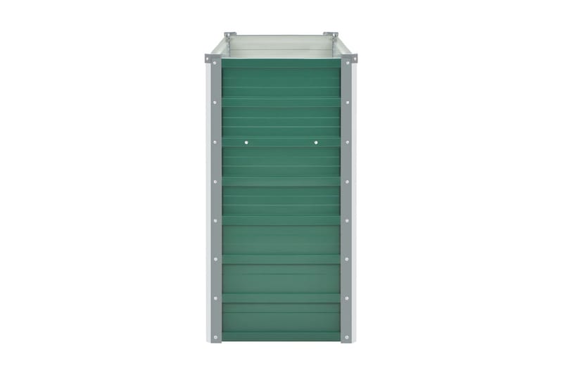 Korotettu kukkalaatikko galvanoitu teräs 100x40x77 cm vihreä - Vihreä - Puutarhakalusteet - Tarvikkeet ulos - Muut puutarhatarvikkeet - Ruukut ulkokäyttöön