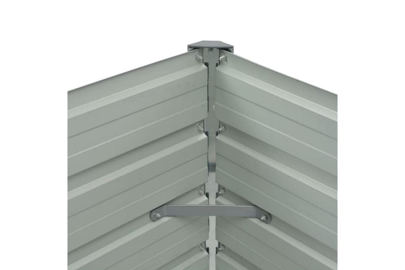 Korotettu kukkalaatikko galvanoitu teräs 100x40x77 cm vihreä - Vihreä - Puutarhakalusteet - Tarvikkeet ulos - Muut puutarhatarvikkeet - Ruukut ulkokäyttöön