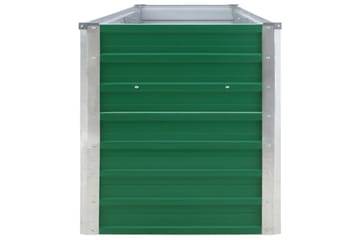 Korotettu kukkalaatikko galvanoitu teräs 320x40x45 cm vihreä - Vihreä - Puutarhakalusteet - Tarvikkeet ulos - Muut puutarhatarvikkeet - Ruukut ulkokäyttöön