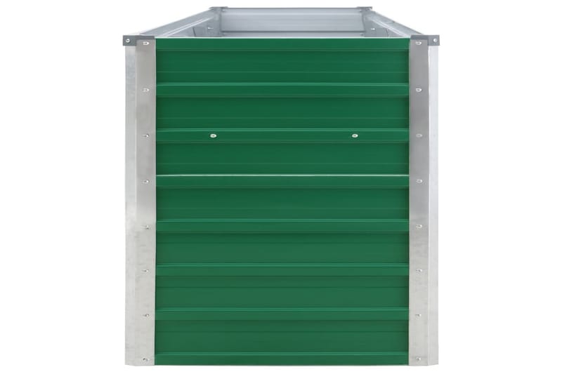 Korotettu kukkalaatikko galvanoitu teräs 320x40x45 cm vihreä - Vihreä - Puutarhakalusteet - Tarvikkeet ulos - Muut puutarhatarvikkeet - Ruukut ulkokäyttöön