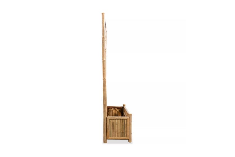 Korotettu kukkalaatikko säleiköllä bambu 70 cm - Ruskea - Puutarhakalusteet - Tarvikkeet ulos - Muut puutarhatarvikkeet - Ruukut ulkokäyttöön
