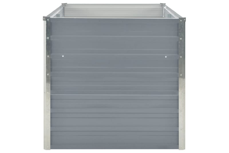 Korotettu puutarhalaatikko 160x80x77cm harmaa - Harmaa - Puutarhakalusteet - Tarvikkeet ulos - Muut puutarhatarvikkeet - Ruukut ulkokäyttöön