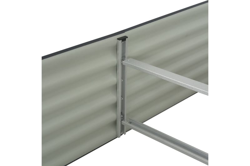 Korotettu puutarhalaatikko 400x80x44cm harmaa - Harmaa - Puutarhakalusteet - Tarvikkeet ulos - Muut puutarhatarvikkeet - Ruukut ulkokäyttöön