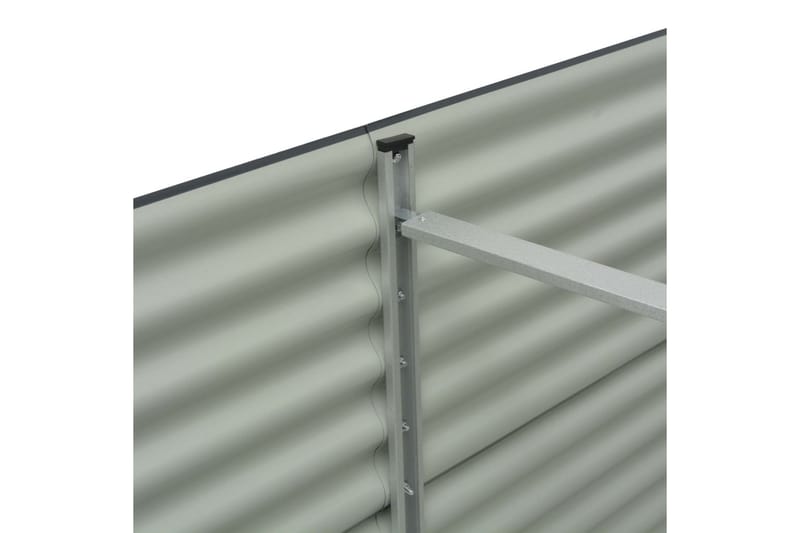 Korotettu puutarhalaatikko 240x80x81cm harmaa - Harmaa - Puutarhakalusteet - Tarvikkeet ulos - Muut puutarhatarvikkeet - Ruukut ulkokäyttöön