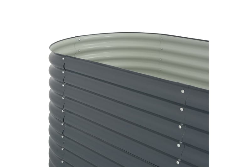 Korotettu puutarhalaatikko 240x80x81cm harmaa - Harmaa - Puutarhakalusteet - Tarvikkeet ulos - Muut puutarhatarvikkeet - Ruukut ulkokäyttöön