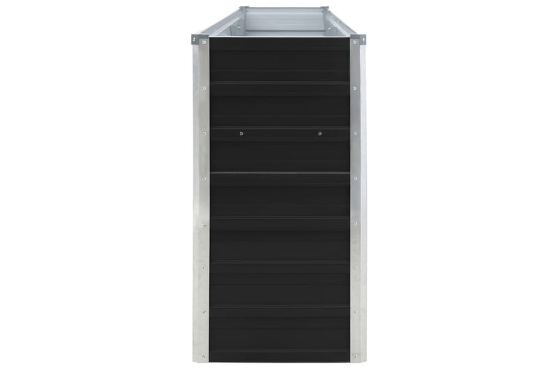 Korotettu puutarhalaatikko 320x40x77 cm galvanoitu teräs - Antrasiitti - Puutarhakalusteet - Tarvikkeet ulos - Muut puutarhatarvikkeet - Ruukut ulkokäyttöön