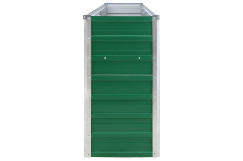 Korotettu puutarhalaatikko 320x40x77 cm galvanoitu vihreä - Vihreä - Puutarhakalusteet - Tarvikkeet ulos - Muut puutarhatarvikkeet - Ruukut ulkokäyttöön