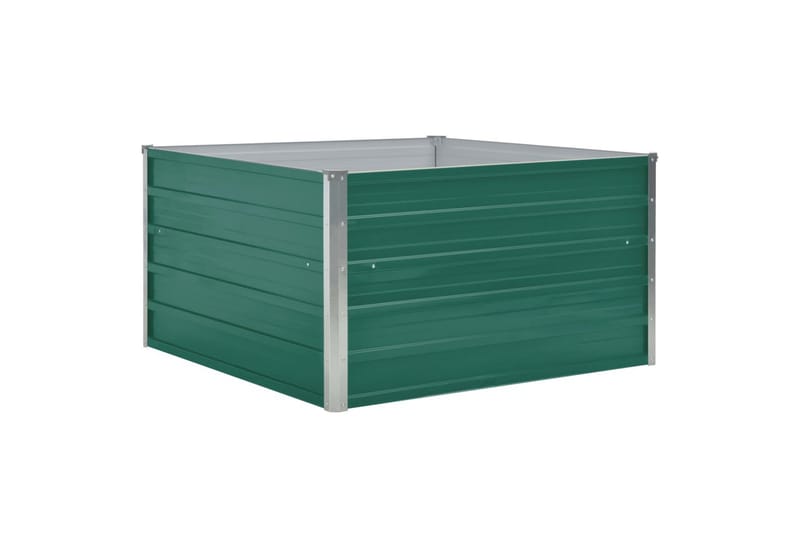 Korotettu puutarhalaatikko 100x100x45cm vihreä - Vihreä - Puutarhakalusteet - Tarvikkeet ulos - Muut puutarhatarvikkeet - Ruukut ulkokäyttöön