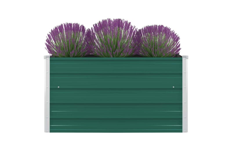 Korotettu puutarhalaatikko 100x100x45cm vihreä - Vihreä - Puutarhakalusteet - Tarvikkeet ulos - Muut puutarhatarvikkeet - Ruukut ulkokäyttöön
