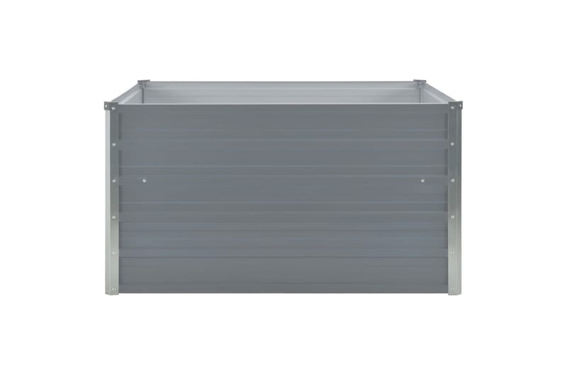 Korotettu puutarhalaatikko 100x100x45cm harmaa - Harmaa - Puutarhakalusteet - Tarvikkeet ulos - Muut puutarhatarvikkeet - Ruukut ulkokäyttöön