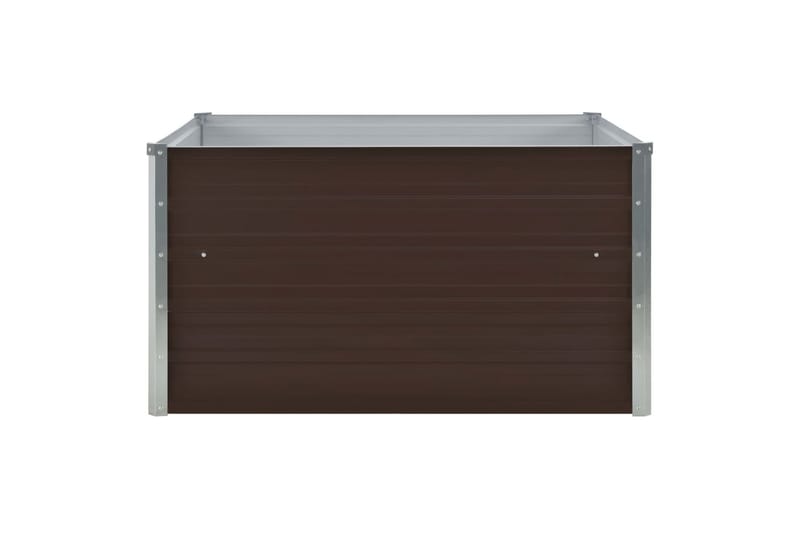 Korotettu puutarhalaatikko 100x100x45cm ruskea - Ruskea - Puutarhakalusteet - Tarvikkeet ulos - Muut puutarhatarvikkeet - Ruukut ulkokäyttöön