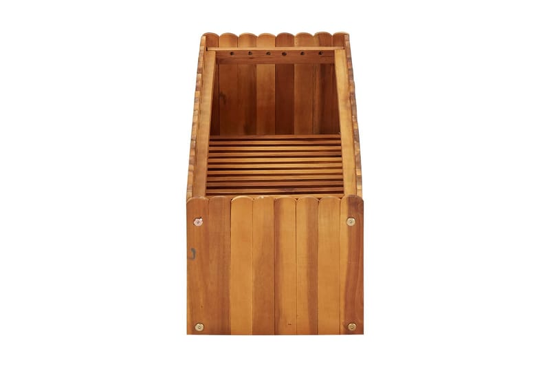 Kukkalaatikko 100x30x25 cm täysi akaasiapuu - Ruskea - Puutarhakalusteet - Tarvikkeet ulos - Muut puutarhatarvikkeet - Ruukut ulkokäyttöön