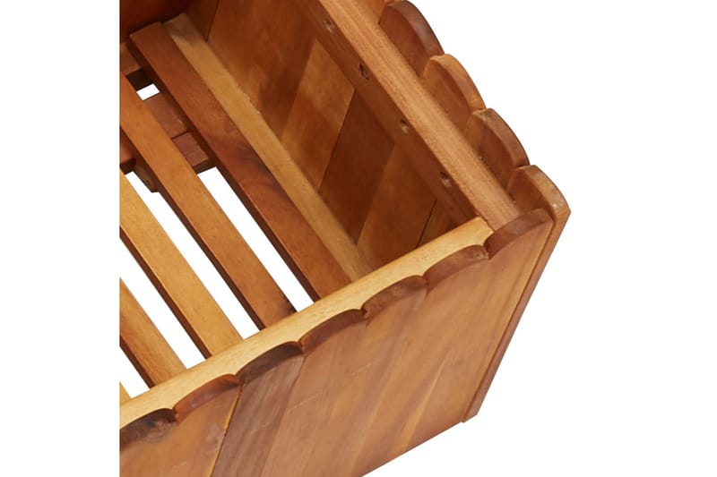 Kukkalaatikko 100x30x25 cm täysi akaasiapuu - Ruskea - Puutarhakalusteet - Tarvikkeet ulos - Muut puutarhatarvikkeet - Ruukut ulkokäyttöön