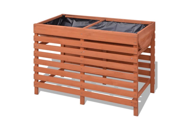 Kukkalaatikko 100x50x71 cm Puu - Ruskea - Puutarhakalusteet - Tarvikkeet ulos - Muut puutarhatarvikkeet - Ruukut ulkokäyttöön
