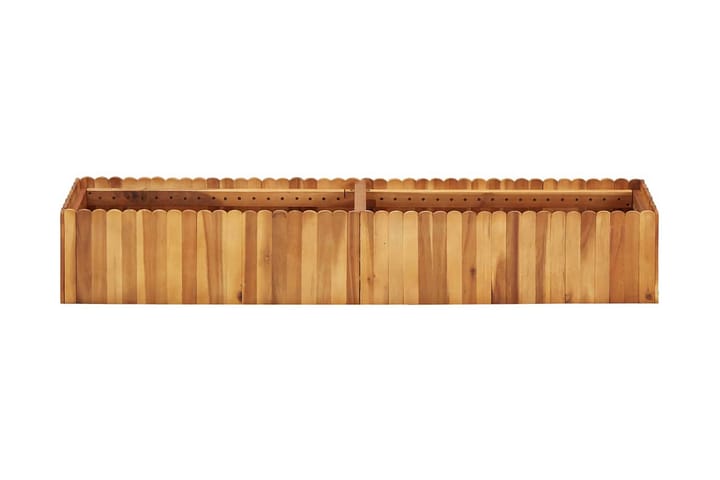 Kukkalaatikko 150x30x25 cm täysi akaasiapuu - Ruskea - Ruukut ulkokäyttöön - Kukkalaatikko