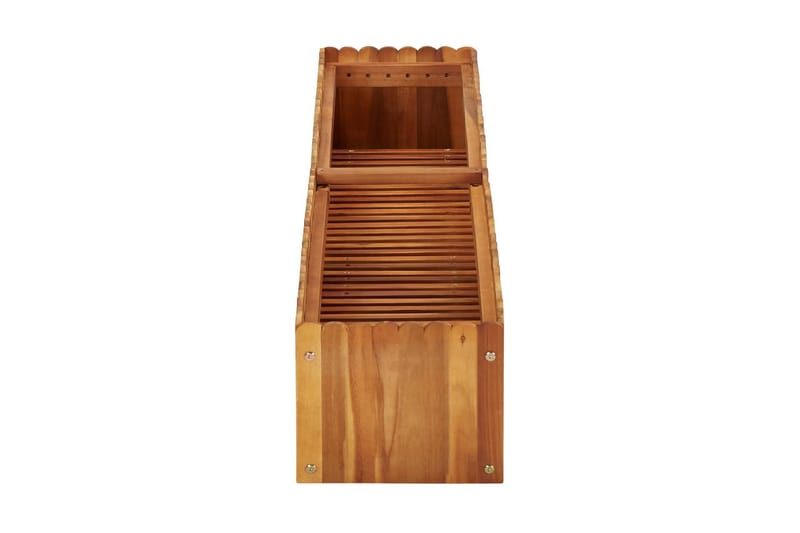 Kukkalaatikko 150x30x25 cm täysi akaasiapuu - Ruskea - Puutarhakalusteet - Tarvikkeet ulos - Muut puutarhatarvikkeet - Ruukut ulkokäyttöön