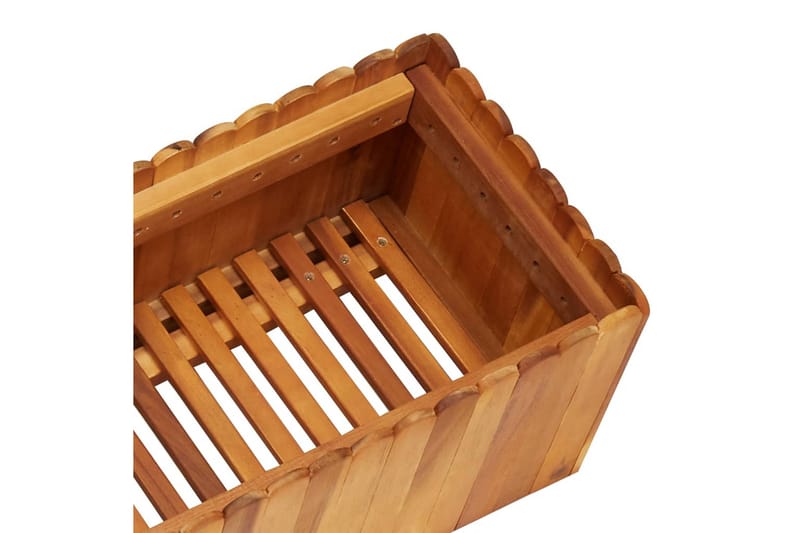 Kukkalaatikko 150x30x25 cm täysi akaasiapuu - Ruskea - Puutarhakalusteet - Tarvikkeet ulos - Muut puutarhatarvikkeet - Ruukut ulkokäyttöön