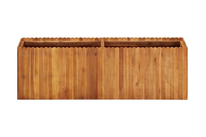 Kukkalaatikko 150x30x50 cm täysi akaasiapuu - Ruskea - Ruukut ulkokäyttöön - Kukkalaatikko