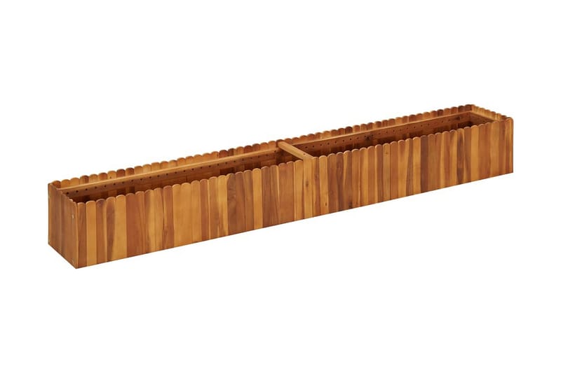 Kukkalaatikko 200x30x25 cm täysi akaasiapuu - Ruskea - Puutarhakalusteet - Tarvikkeet ulos - Muut puutarhatarvikkeet - Ruukut ulkokäyttöön