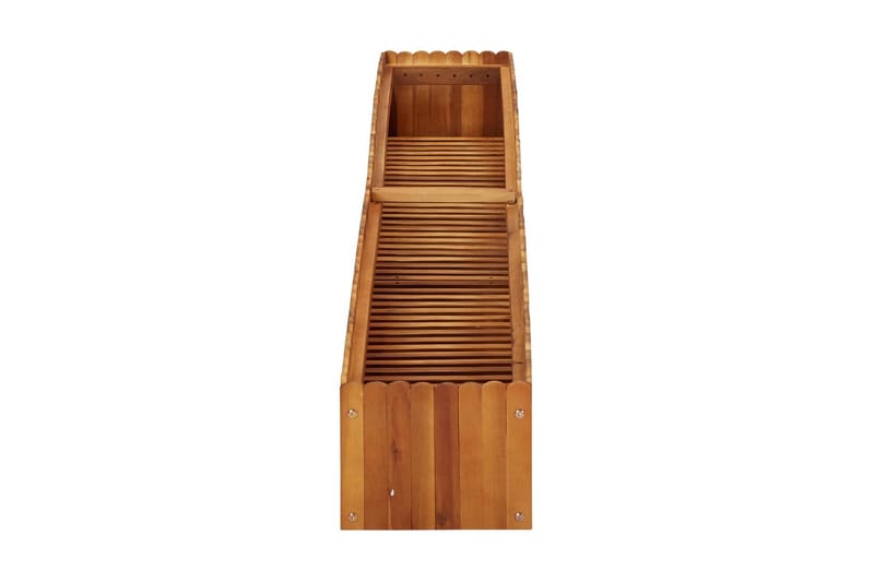 Kukkalaatikko 200x30x25 cm täysi akaasiapuu - Ruskea - Puutarhakalusteet - Tarvikkeet ulos - Muut puutarhatarvikkeet - Ruukut ulkokäyttöön