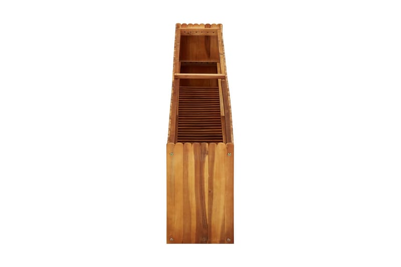 Kukkalaatikko 200x30x50 cm täysi akaasiapuu - Ruskea - Puutarhakalusteet - Tarvikkeet ulos - Muut puutarhatarvikkeet - Ruukut ulkokäyttöön