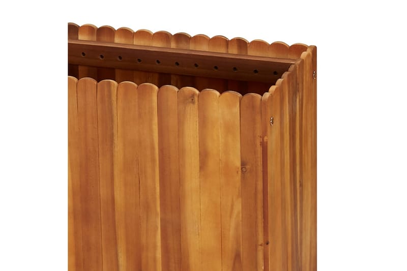 Kukkalaatikko 200x30x50 cm täysi akaasiapuu - Ruskea - Puutarhakalusteet - Tarvikkeet ulos - Muut puutarhatarvikkeet - Ruukut ulkokäyttöön