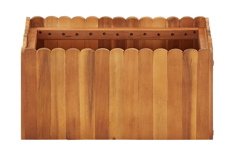 Kukkalaatikko 50x30x25 cm täysi akaasiapuu - Ruskea - Puutarhakalusteet - Tarvikkeet ulos - Muut puutarhatarvikkeet - Ruukut ulkokäyttöön