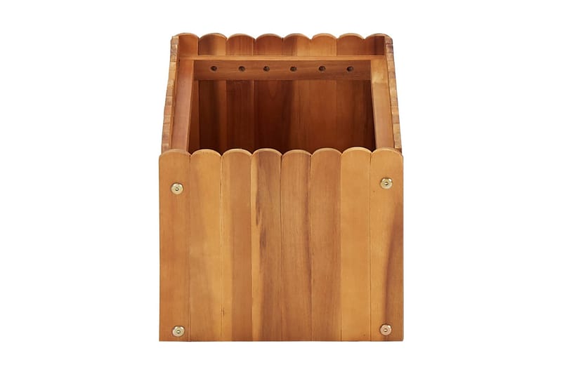 Kukkalaatikko 50x30x25 cm täysi akaasiapuu - Ruskea - Puutarhakalusteet - Tarvikkeet ulos - Muut puutarhatarvikkeet - Ruukut ulkokäyttöön