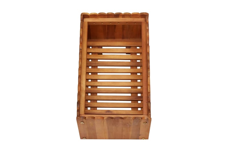 Kukkalaatikko 50x30x25 cm täysi akaasiapuu - Ruskea - Puutarhakalusteet - Tarvikkeet ulos - Muut puutarhatarvikkeet - Ruukut ulkokäyttöön