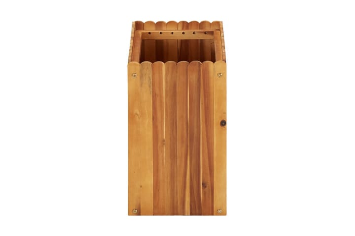 Kukkalaatikko 50x30x50 cm täysi akaasiapuu - Ruskea - Ruukut ulkokäyttöön - Kukkalaatikko