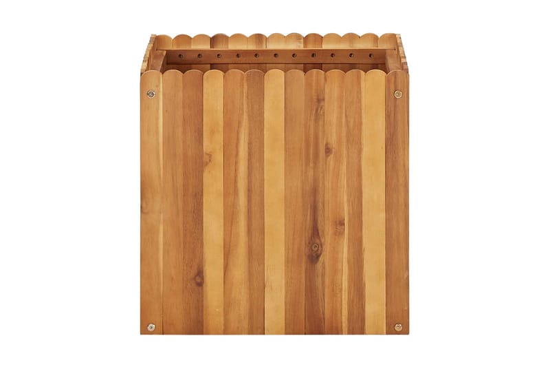 Kukkalaatikko 50x50x50 cm täysi akaasiapuu - Ruskea - Puutarhakalusteet - Tarvikkeet ulos - Muut puutarhatarvikkeet - Ruukut ulkokäyttöön