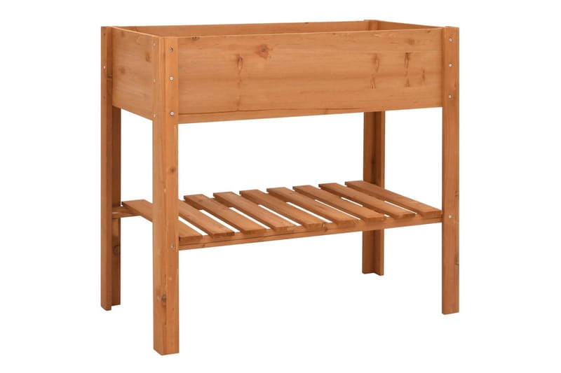 Kukkalaatikko 88x43x80 cm Kuusi - Ruskea - Puutarhakalusteet - Tarvikkeet ulos - Muut puutarhatarvikkeet - Ruukut ulkokäyttöön