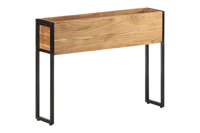 Kukkalaatikko 90x20x68 cm täysi akaasiapuu - Ruskea - Puutarhakalusteet - Tarvikkeet ulos - Muut puutarhatarvikkeet - Ruukut ulkokäyttöön