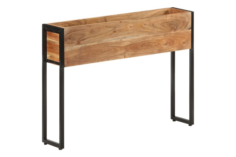 Kukkalaatikko 90x20x68 cm täysi akaasiapuu - Ruskea - Puutarhakalusteet - Tarvikkeet ulos - Muut puutarhatarvikkeet - Ruukut ulkokäyttöön