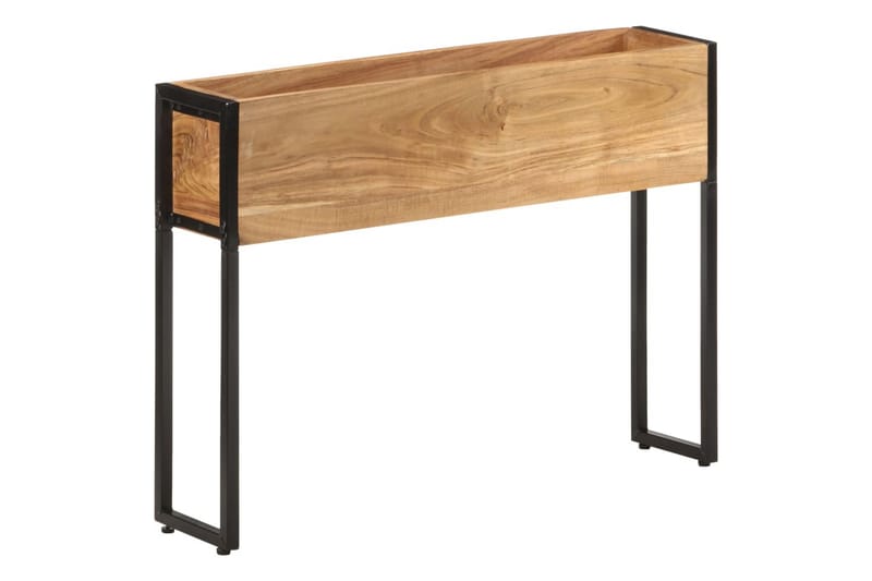 Kukkalaatikko 90x20x68 cm täysi akaasiapuu - Ruskea - Puutarhakalusteet - Tarvikkeet ulos - Muut puutarhatarvikkeet - Ruukut ulkokäyttöön