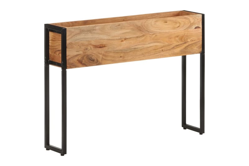 Kukkalaatikko 90x20x68 cm täysi akaasiapuu - Ruskea - Puutarhakalusteet - Tarvikkeet ulos - Muut puutarhatarvikkeet - Ruukut ulkokäyttöön