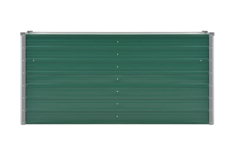 Kukkalaatikko galvanoitu teräs 160x40x77 cm vihreä - Vihreä - Puutarhakalusteet - Tarvikkeet ulos - Muut puutarhatarvikkeet - Ruukut ulkokäyttöön