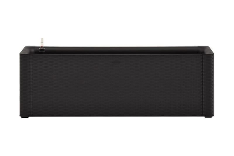 Kukkalaatikko itsekastelujärjestelmällä 100x43x33cm Antrasii - Antrasiitti - Puutarhakalusteet - Tarvikkeet ulos - Muut puutarhatarvikkeet - Ruukut ulkokäyttöön