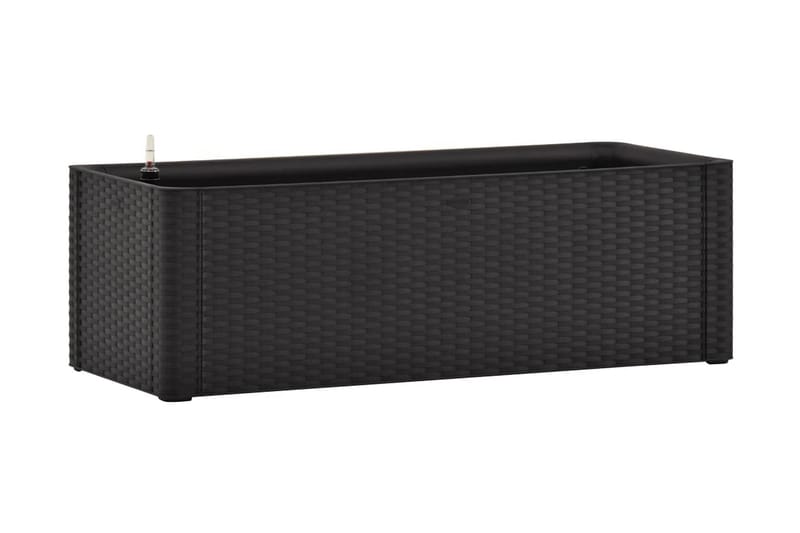 Kukkalaatikko itsekastelujärjestelmällä 100x43x33cm Antrasii - Antrasiitti - Puutarhakalusteet - Tarvikkeet ulos - Muut puutarhatarvikkeet - Ruukut ulkokäyttöön