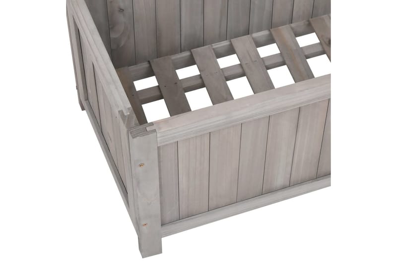 Kukkalaatikko säleiköllä harmaa 70x30x135 cm täysi kuusi - Puutarhakalusteet - Tarvikkeet ulos - Muut puutarhatarvikkeet - Ruukut ulkokäyttöön