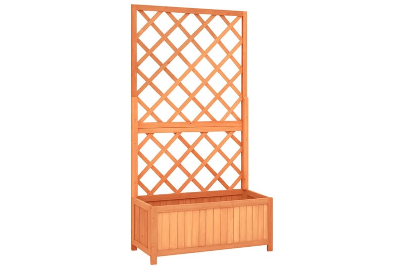 Kukkalaatikko säleiköllä ruskea 70x30x135 cm täysi kuusi - Puutarhakalusteet - Tarvikkeet ulos - Muut puutarhatarvikkeet - Ruukut ulkokäyttöön