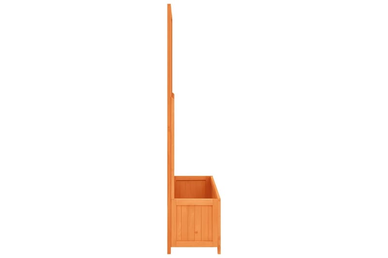 Kukkalaatikko säleiköllä ruskea 70x30x135 cm täysi kuusi - Puutarhakalusteet - Tarvikkeet ulos - Muut puutarhatarvikkeet - Ruukut ulkokäyttöön