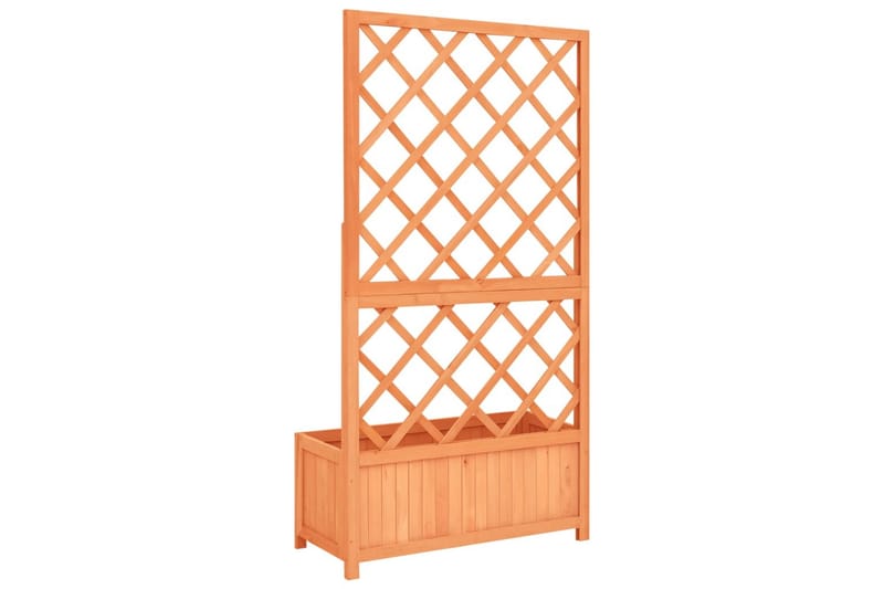 Kukkalaatikko säleiköllä ruskea 70x30x135 cm täysi kuusi - Puutarhakalusteet - Tarvikkeet ulos - Muut puutarhatarvikkeet - Ruukut ulkokäyttöön
