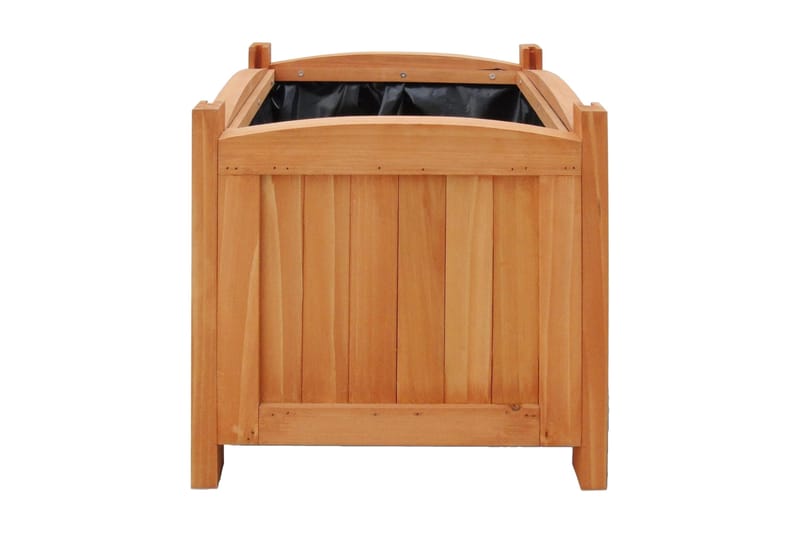 Puinen korotettu kukkalaatikko 30 x 30 x 30 cm 2 sarja - Ruskea - Puutarhakalusteet - Tarvikkeet ulos - Muut puutarhatarvikkeet - Ruukut ulkokäyttöön