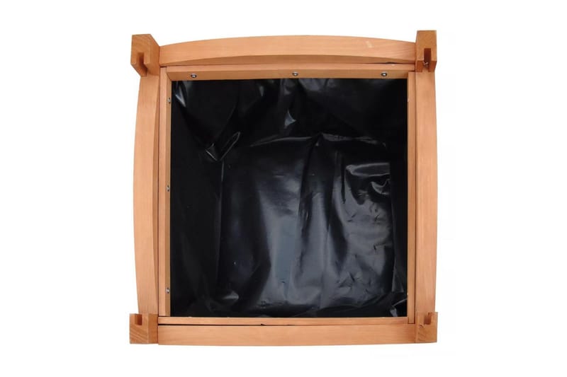 Puinen korotettu kukkalaatikko 30 x 30 x 30 cm 2 sarja - Ruskea - Puutarhakalusteet - Tarvikkeet ulos - Muut puutarhatarvikkeet - Ruukut ulkokäyttöön