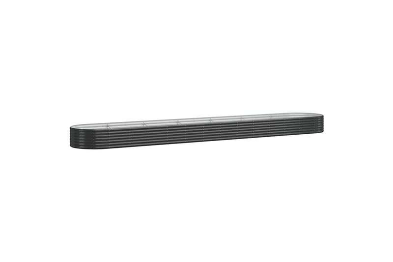 Puutarhakukkalaatikko jauhemaalattu teräs 544x100x36 cm antr - Antrasiitti - Puutarhakalusteet - Tarvikkeet ulos - Muut puutarhatarvikkeet - Ruukut ulkokäyttöön