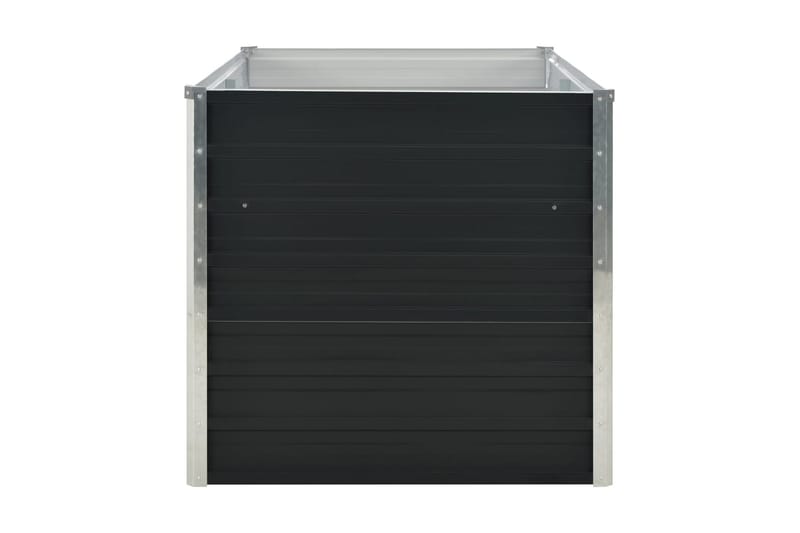 Puutarhalaatikko 160x80x77cm galvanoitu teräs antrasiitti - Antrasiitti - Puutarhakalusteet - Tarvikkeet ulos - Muut puutarhatarvikkeet - Ruukut ulkokäyttöön