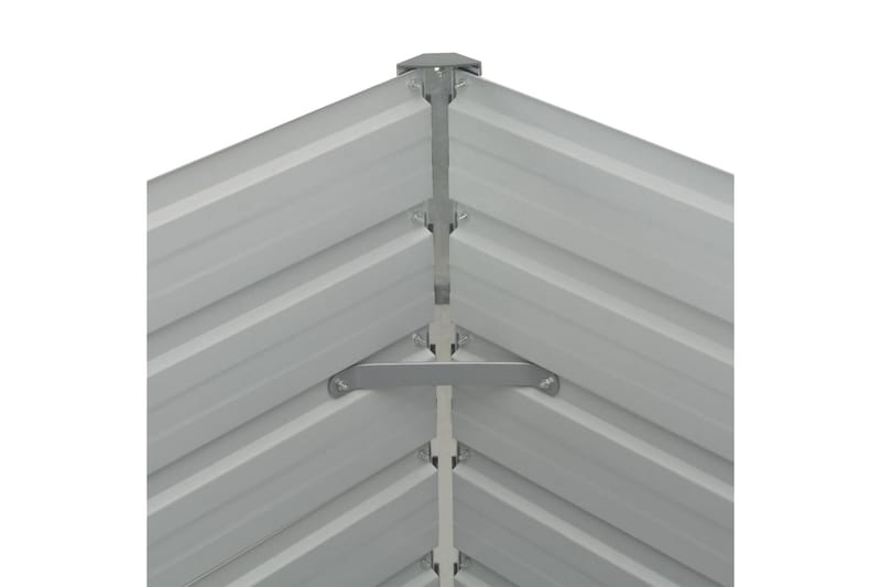 Puutarhalaatikko 160x80x77cm galvanoitu teräs antrasiitti - Antrasiitti - Puutarhakalusteet - Tarvikkeet ulos - Muut puutarhatarvikkeet - Ruukut ulkokäyttöön