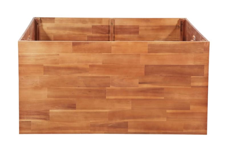 Puutarhan korotettu kukkalaatikko akaasiapuu 100x100x50 cm - Ruskea - Puutarhakalusteet - Tarvikkeet ulos - Muut puutarhatarvikkeet - Ruukut ulkokäyttöön