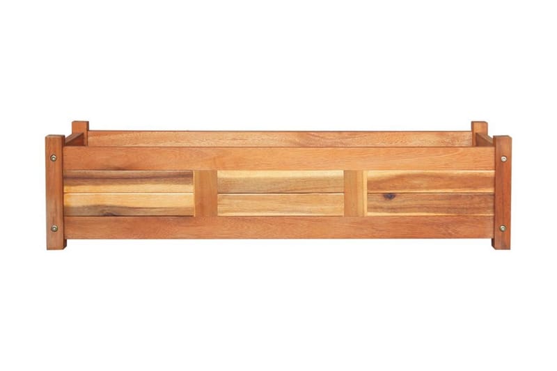 Puutarhan korotettu kukkalaatikko akaasiapuu 100x30x25 cm - Ruskea - Puutarhakalusteet - Tarvikkeet ulos - Muut puutarhatarvikkeet - Ruukut ulkokäyttöön